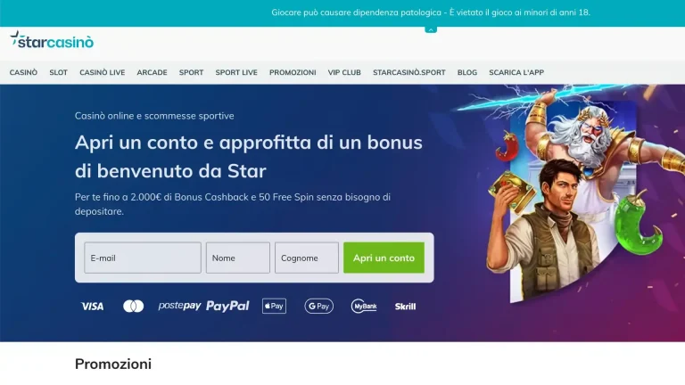 StarCasinò: Leader nei Prelievi Rapidi
