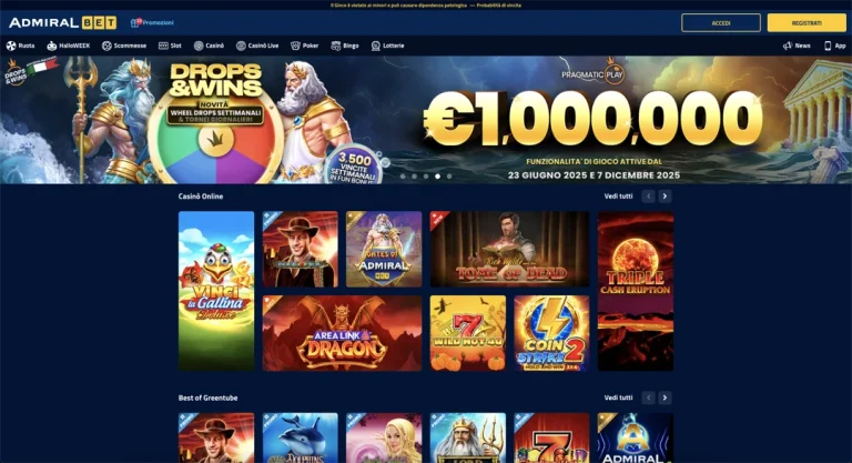 Admiral Casino: Opzioni Tradizionali e Moderne